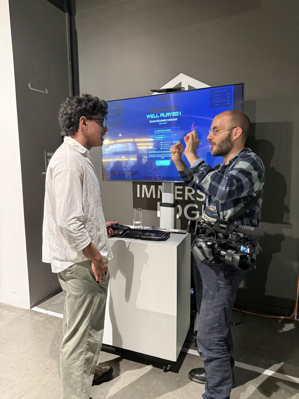 The video game: an interactive experience by Les Hydronautes