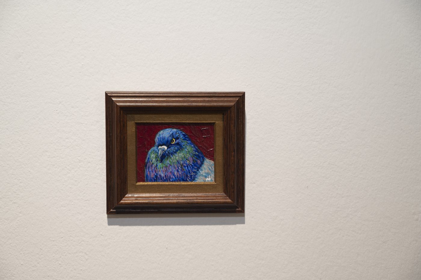 The framed bird